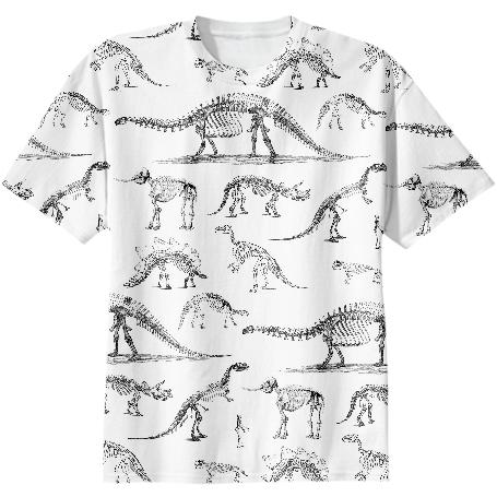 Dinosaur Bones T Shirt