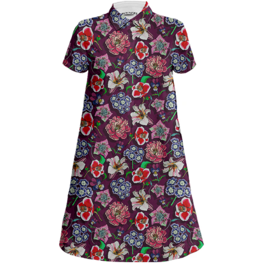 camelia shirt dress