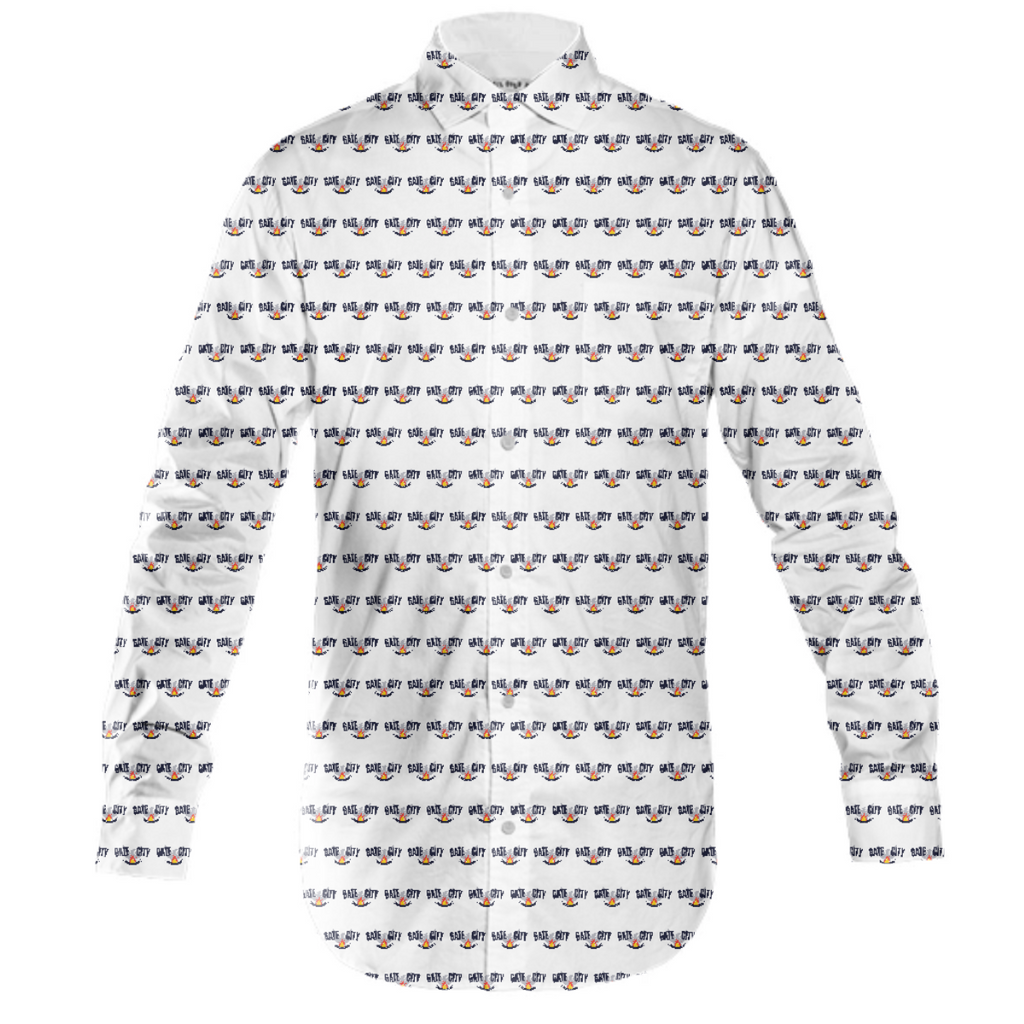 Gate City old school logo dress shirt 2