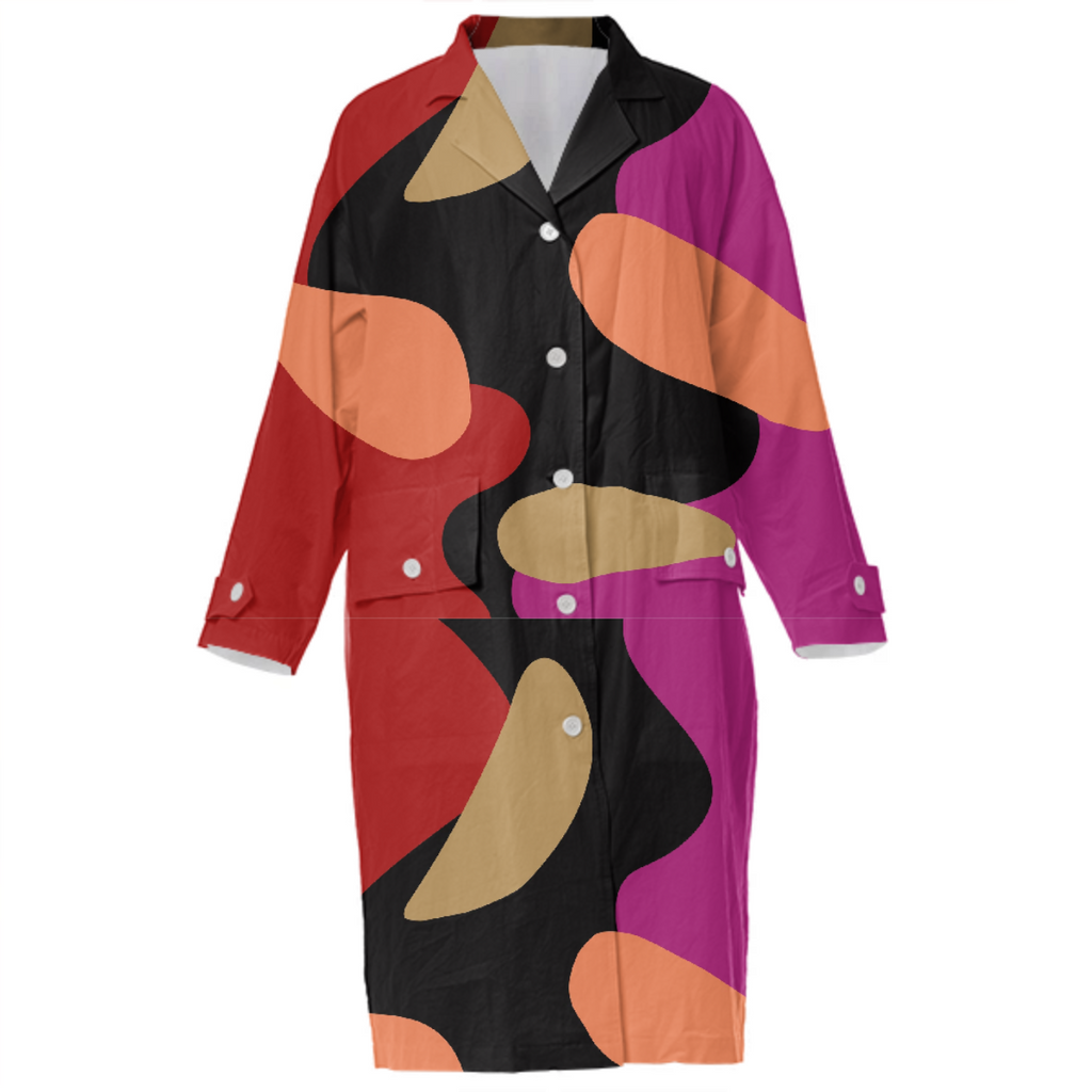 “ Flow Love ” Cotton Trench