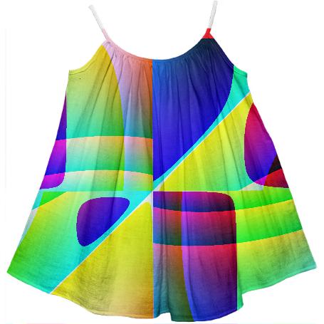 Abstract Geometry Children s Dress