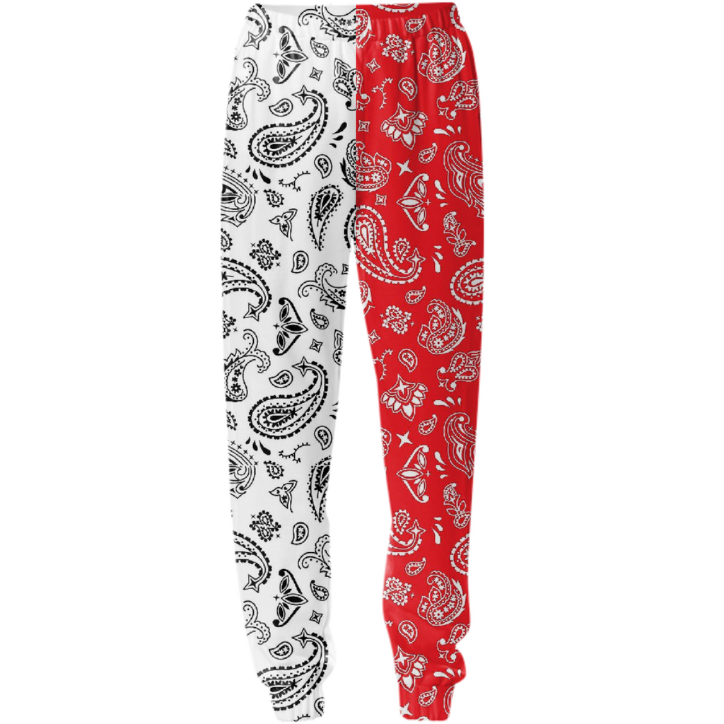 HALFANDHALF BANDANNA PANTS