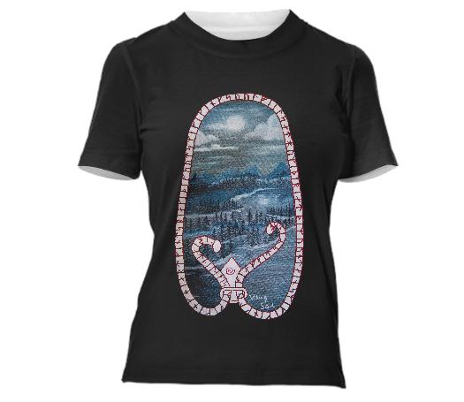 Rune framed Lake Landscape Girly