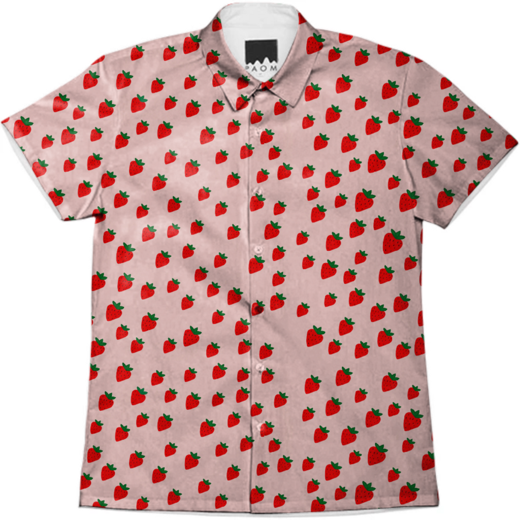 Strawberry Fields Forever Button-Up