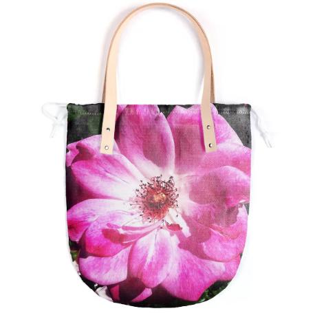 Magenta Flower Tote