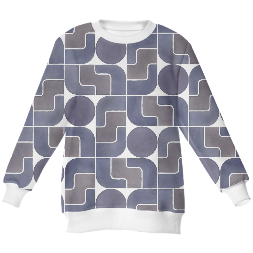 Monte Albán Mod neoprene sweatshirt by Frank-Joseph