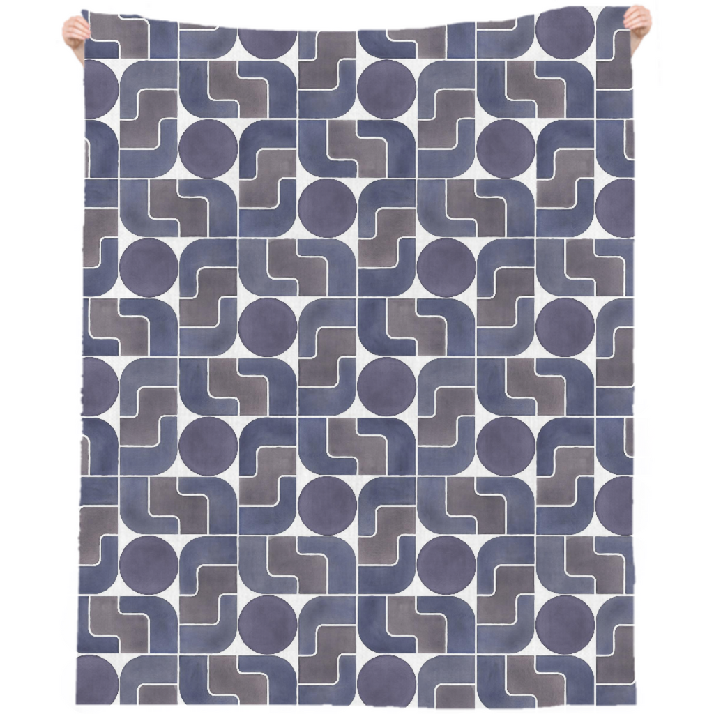 Monte Albán Mod linen beach throw by Frank-Joseph