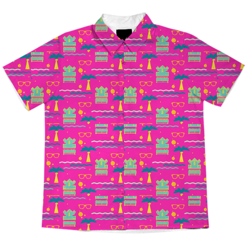 South Beach in pink