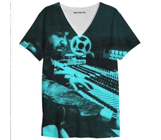 Master Producer Black V Neck T Shirt