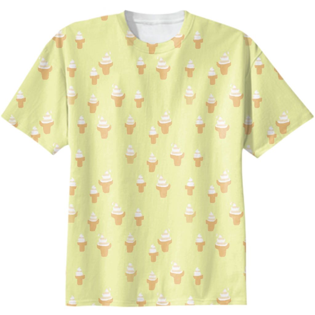Ice Cream Cone Cotton T-Shirt