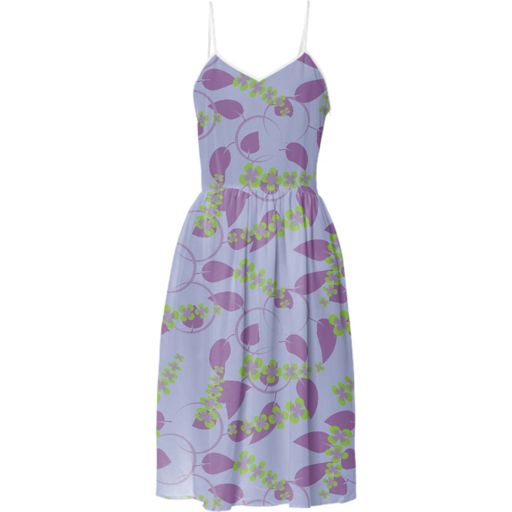 Floral pattern with flowers and leaves