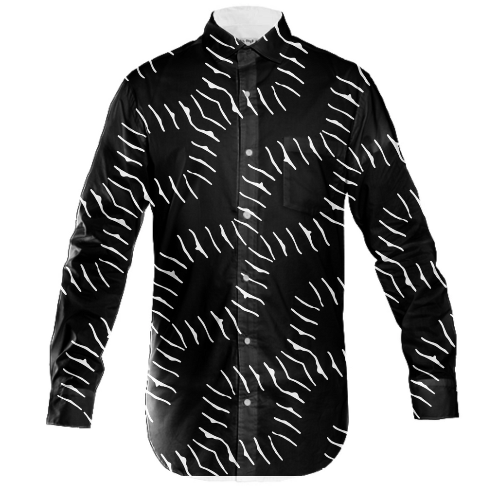 Black and White Geo Print