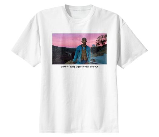 Placed Cotton T shirt