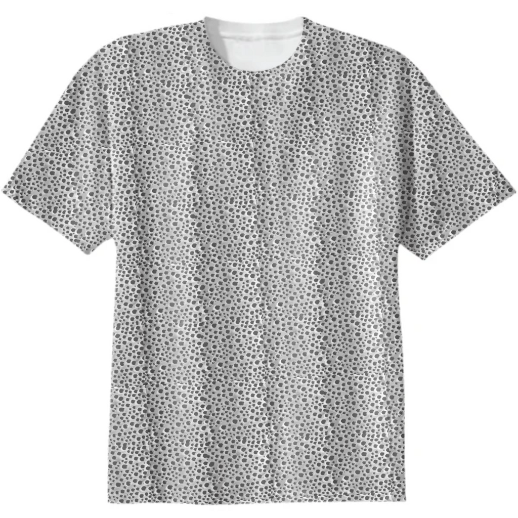 Silver Abstract Print Design