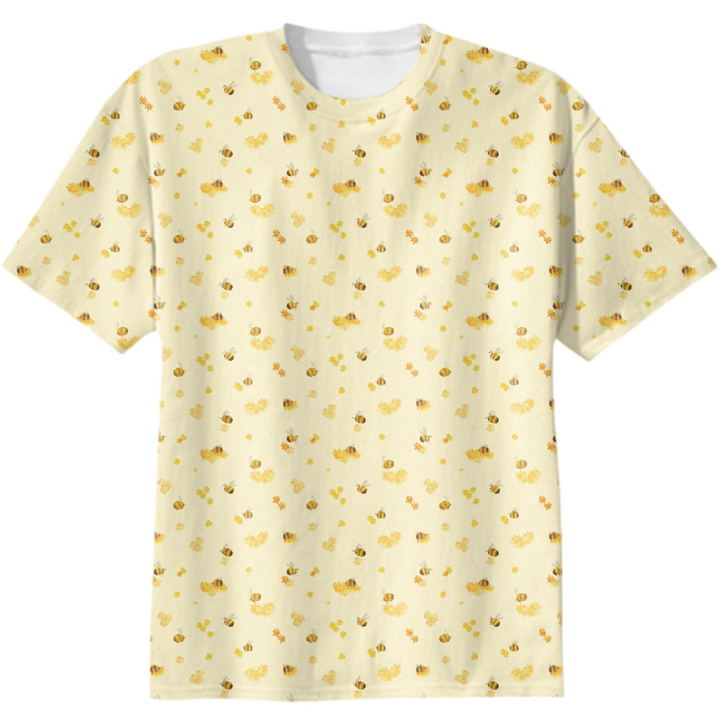 Yellow bees t-shirt