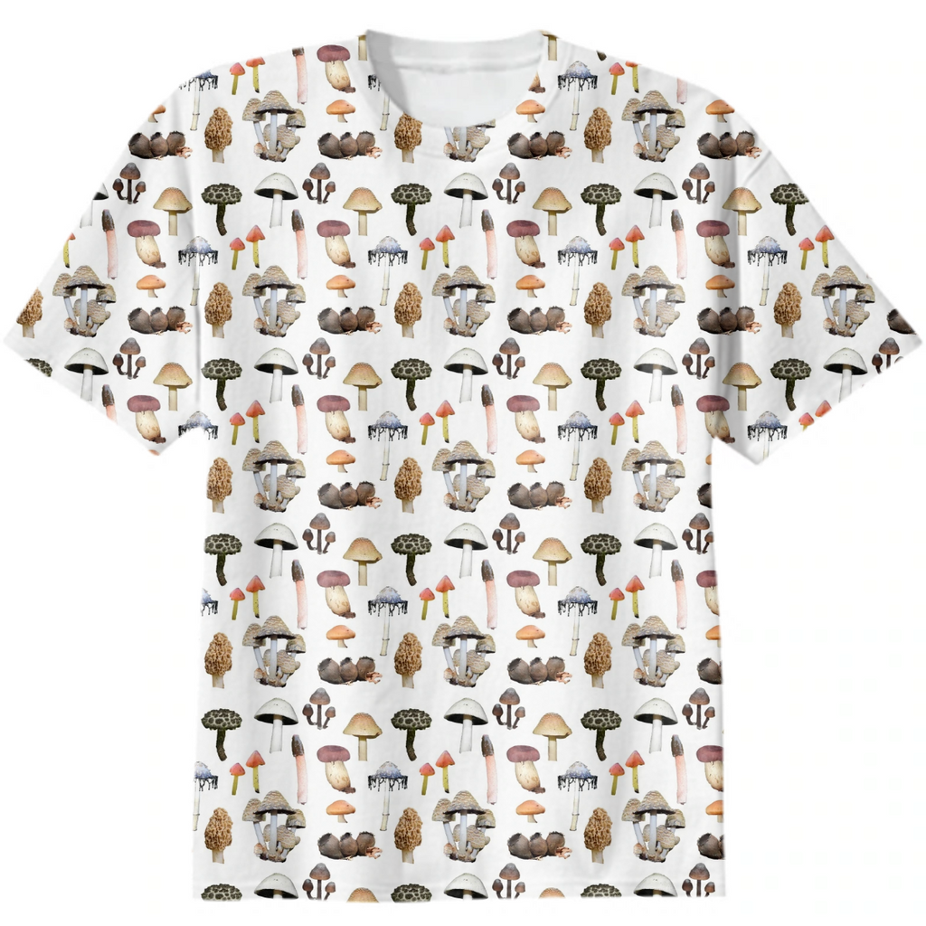 Fun Fungi Mushroom Repeat Pattern