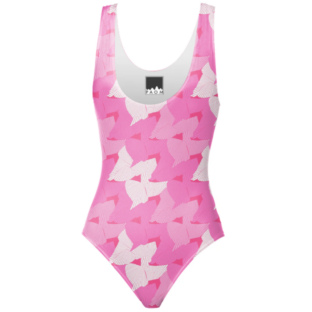 "Fancy Fans" One-Piece Swimsuit