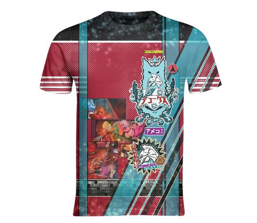 DUKEScomics AWOL Japanese Tee Red