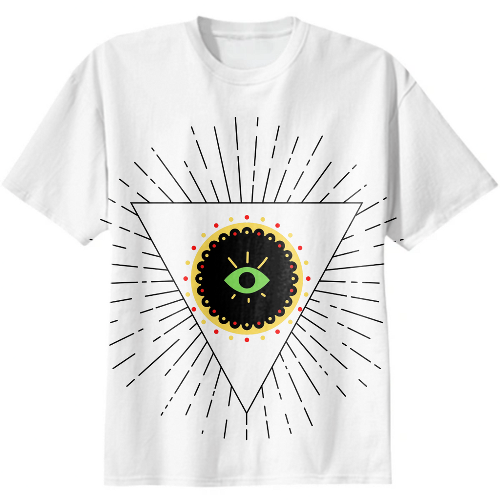 Geometric Triangle And Middle Eye T-Shirt