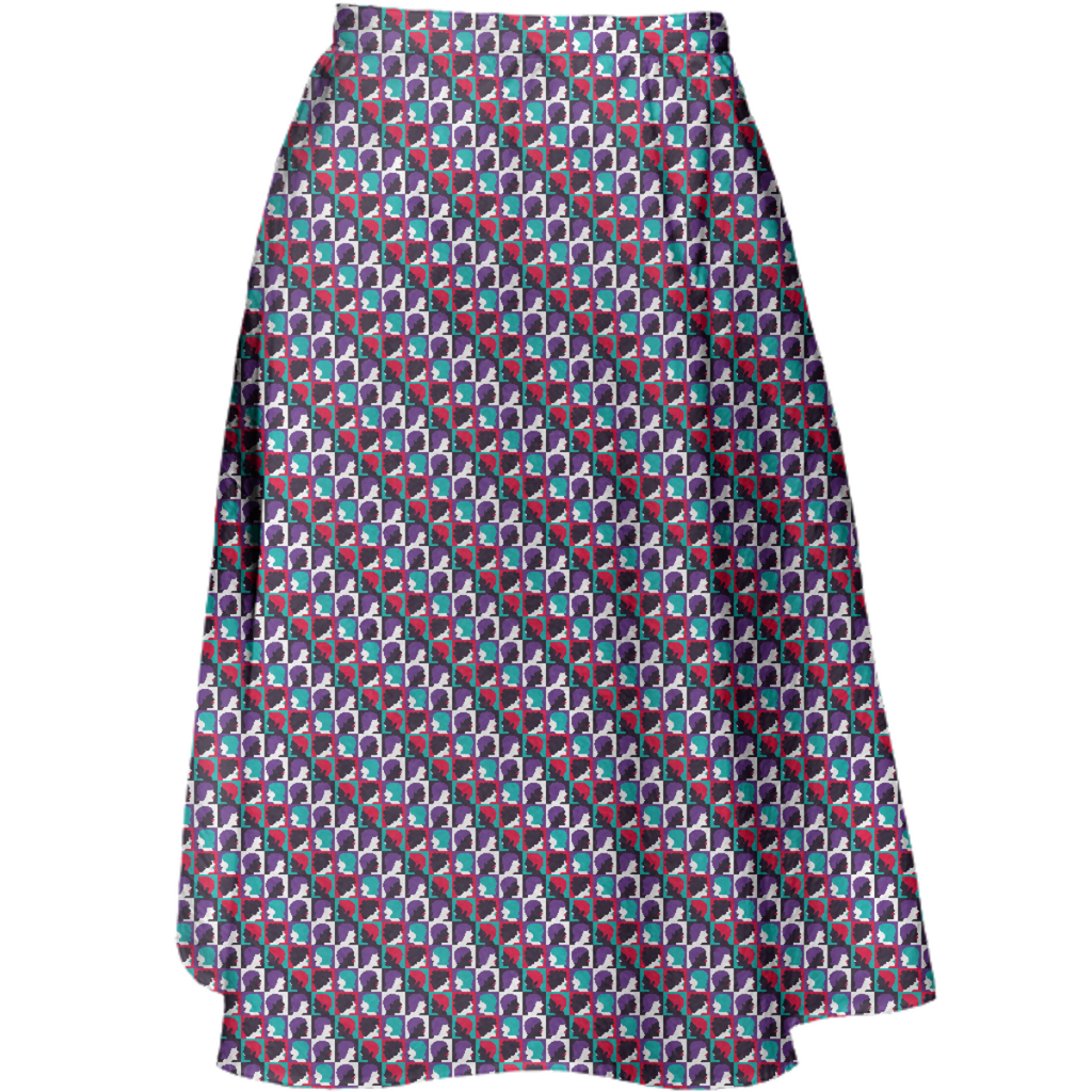 Mosaic Midi Skirt