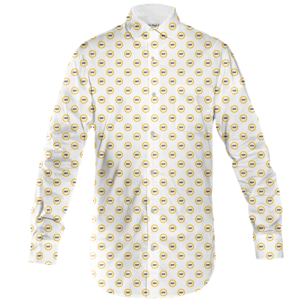 ISEP yellow test button down