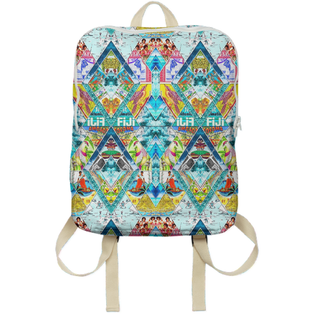 PAOM, Print All Over Me, digital print, design, fashion, style, collaboration, babyboofiji, Backpack, Backpack, Backpack, Travel, Fiji, autumn winter spring summer, unisex, Poly, Bags