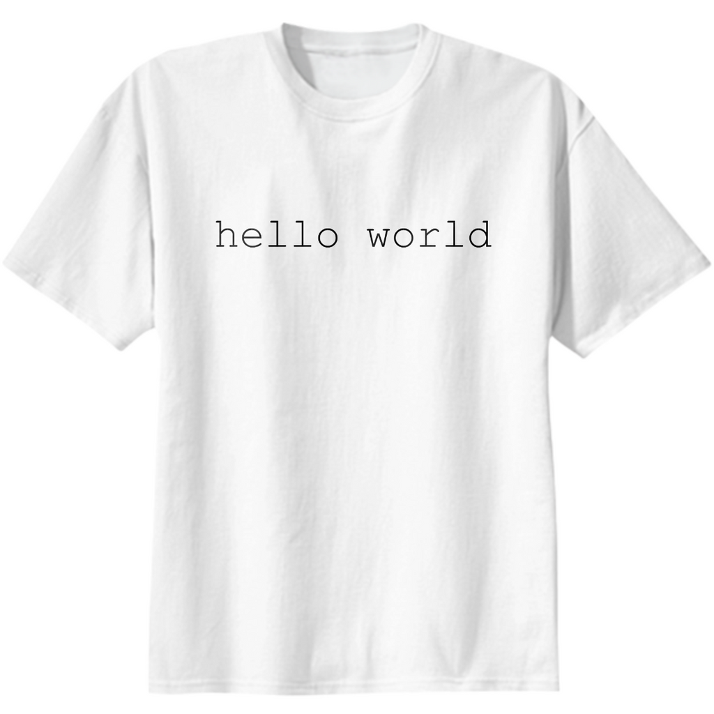 Hello World, black_text