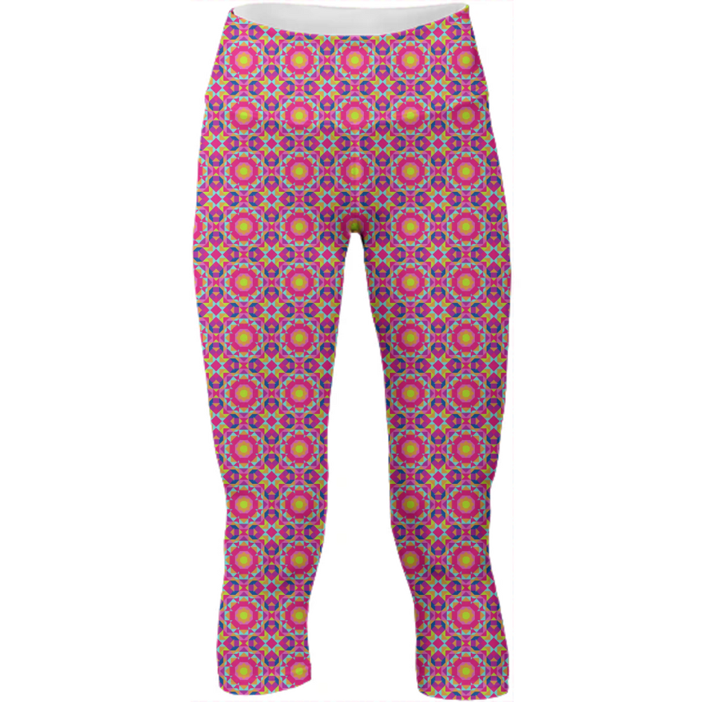 Neon Pattern Yoga Pants #1