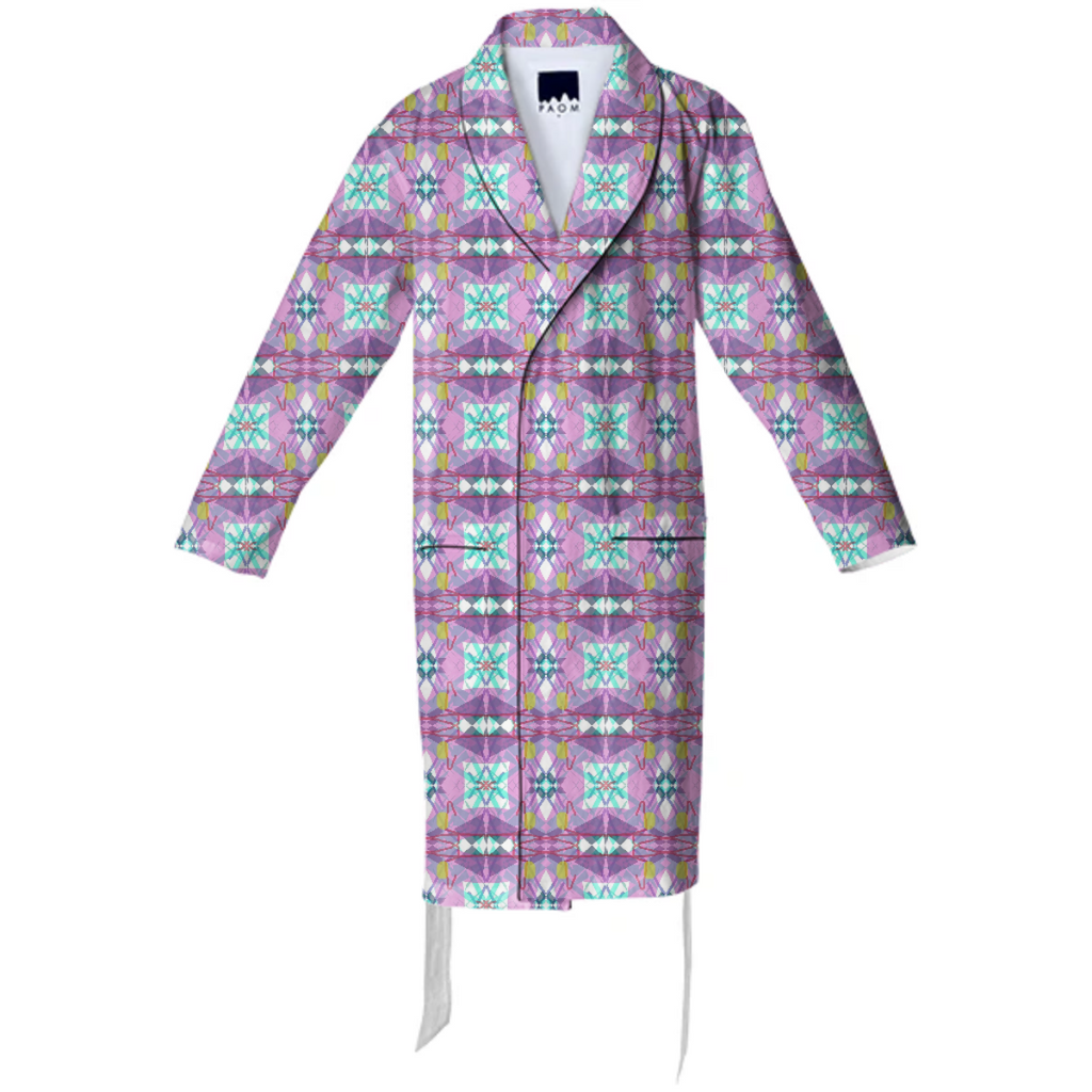 Pink Country Quilt Cotton Robe
