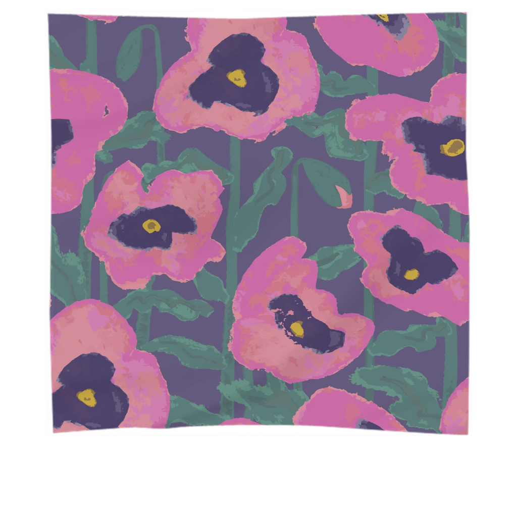 Pink Poppy Scarf