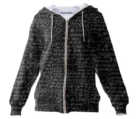 Maths Zip Up Hoodie ZUH0002