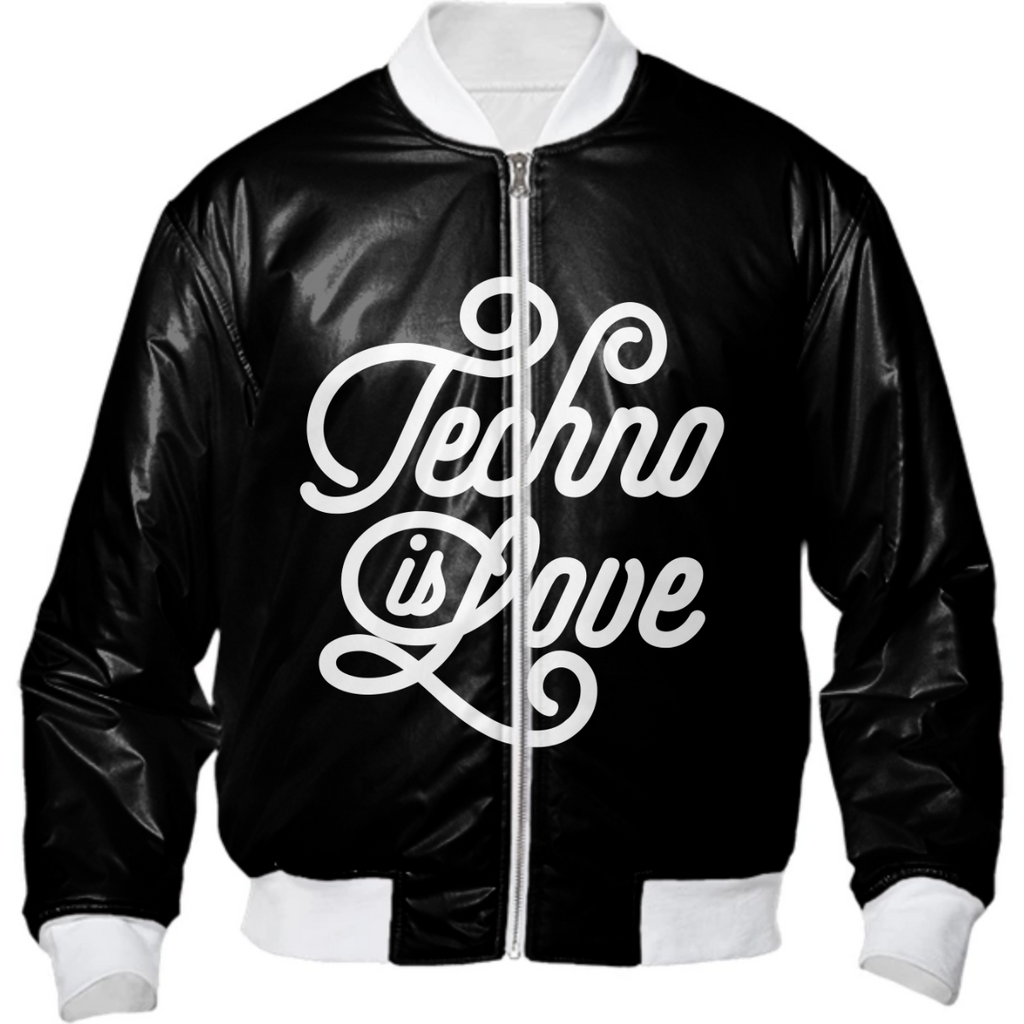Techno is Love Bomber Jacket