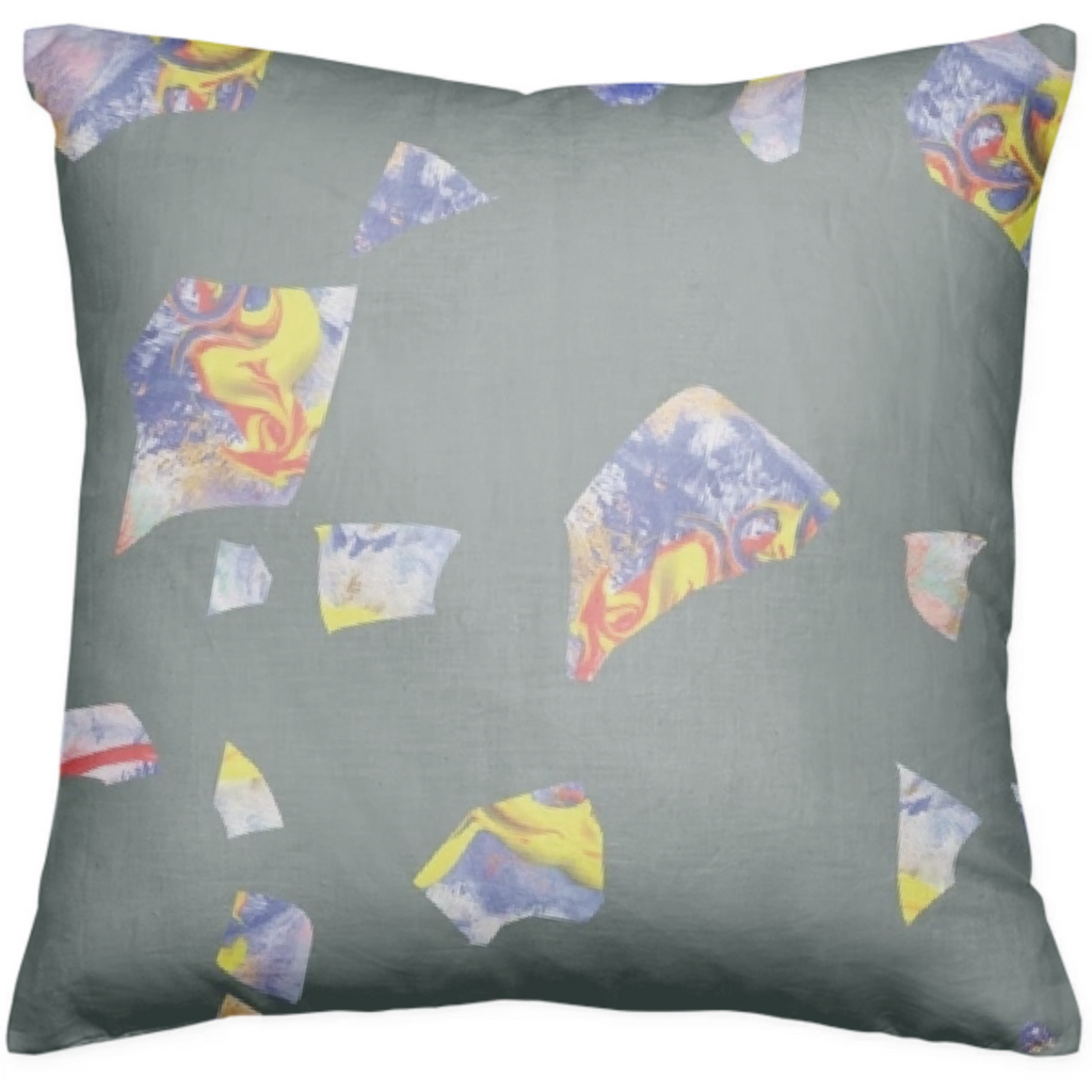 Green, yellow blue terrazzo party