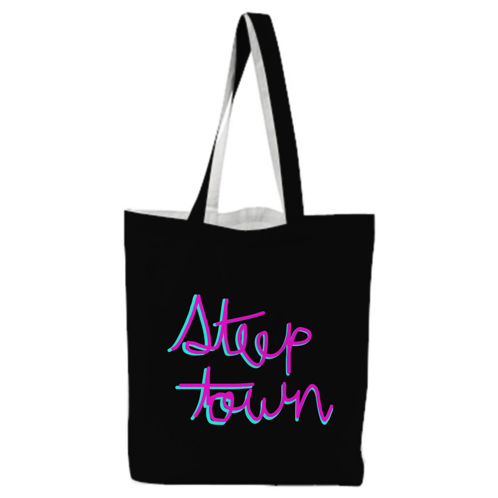 steep town black bag