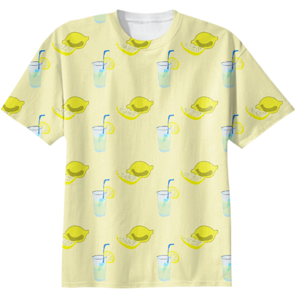 Lemonade Polkadots Cotton T-Shirt