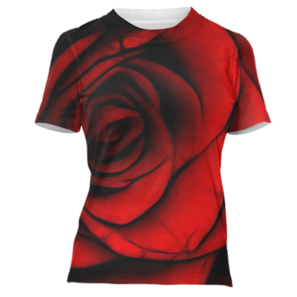 Reddest Rose Babydoll T-Shirt