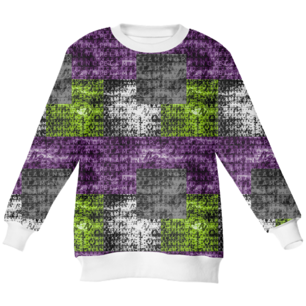 Metallic Quilt Sweater