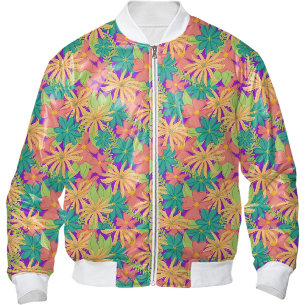 Flower Garden Bomber Jacket
