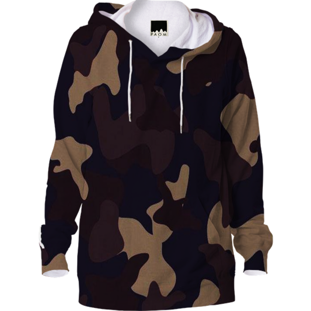 army texture design on hoodie