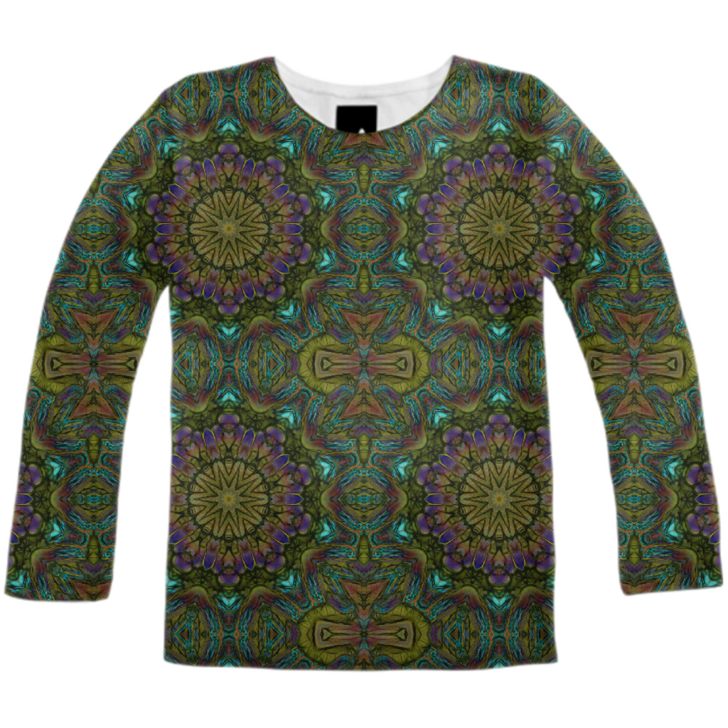 Green Kaleidoscope Longsleeve