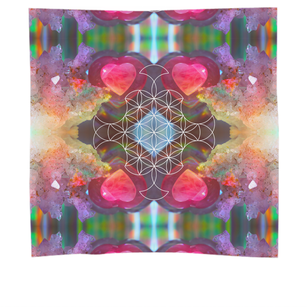 Amethyst Rose Quartz Scarf 01