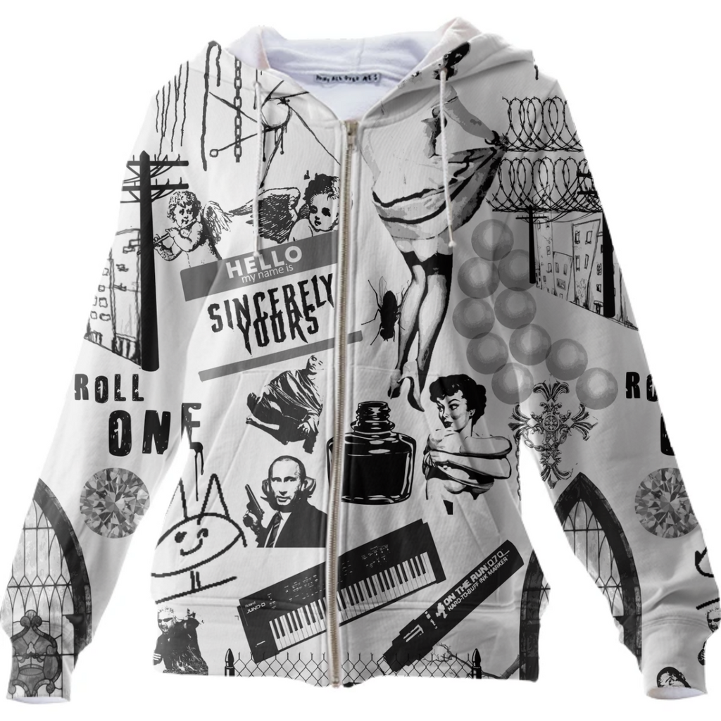 Gothic Scrawl Hoodie