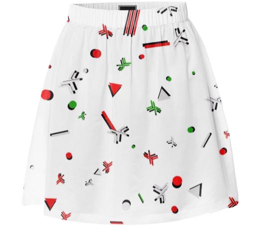 RetroHaskell Christmas Summer Skirt