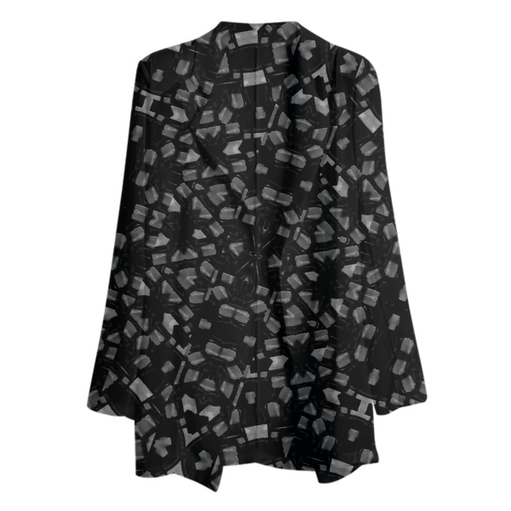 Black and White Tech Pattern