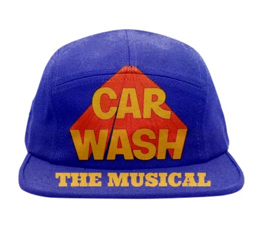 Old School Logo Baseball Cap Car Wash The Musical