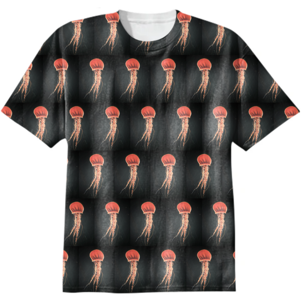 T-shirt en cotton méduse