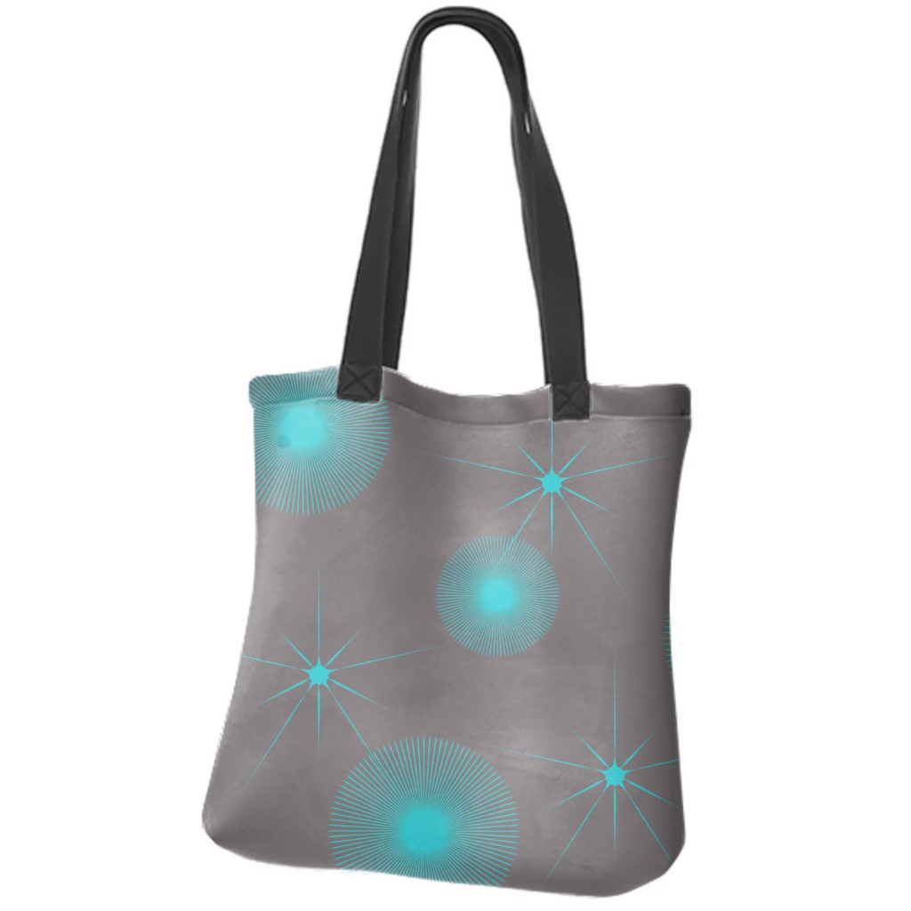 Blue Stars Explosion Neoprene Tote Bag