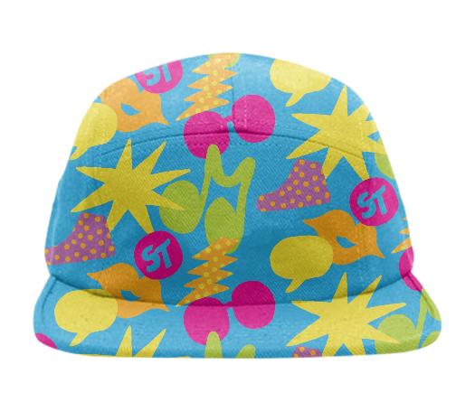 SWT GummyPattern Hat Cyan Final