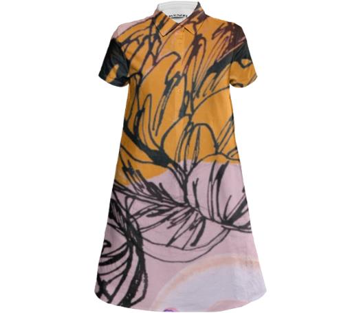 Spring garden polo dress