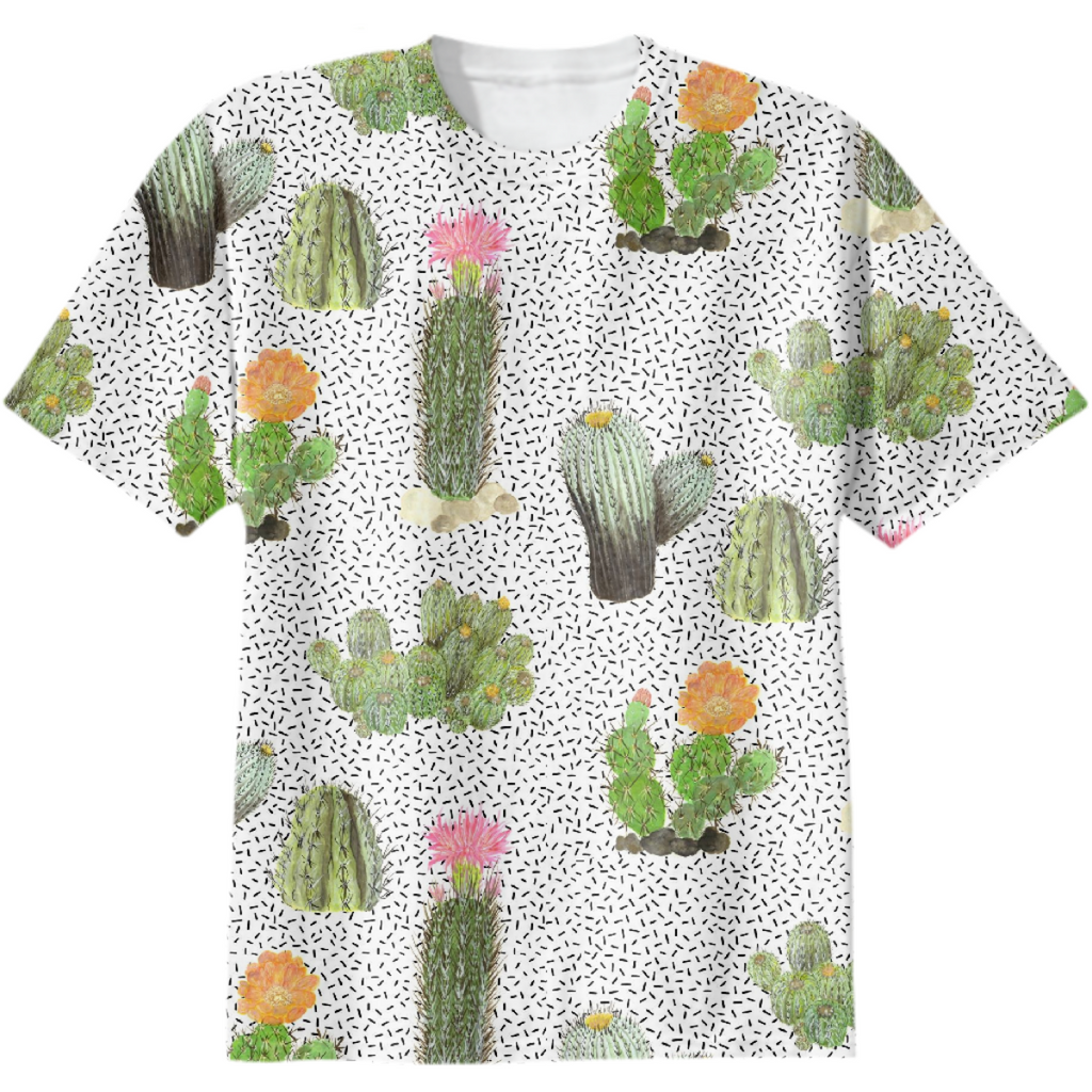Cactus with Sprinkles T Shirt StitchPrism